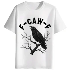 F-CAW-F round neck half sleeves graphic Printed T-Shirt