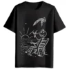 rukzo vacation mode graphic printed t-shirt