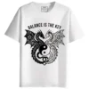 Dragon Round Neck Half Sleeves Graphic Printed T-Shirt