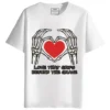 Love That Grips Beyond the Grave Round Neck Half Sleeves Printed T-Shirt