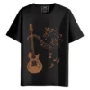 Music is My Therapy Round Neck Half Sleeves Printed T-Shirt