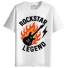 Rockstar Legend Round Neck Half Sleeves Printed T-Shirt