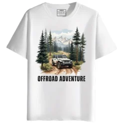 OFFROAD Adventure round neck half sleeves Graphic Printed T-Shirt