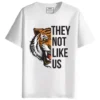 They Not Like Us round neck half sleeves graphic Printed T-Shirt
