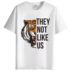 They Not Like Us round neck half sleeves graphic Printed T-Shirt