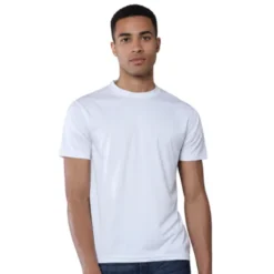 rukzo flexitee gym and active wear white t-shirt