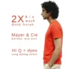 PIMA Cotton Round Neck Half Sleeve Red T-Shirt 2X Bio Wash