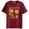 RUKZO Beach summer endless Graphic Printed Unisex T-Shirt maroon