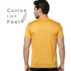 Rukzo Dry Fit cotton like feel T-Shirt for Gym, Fitness & Training - Tangy Orange