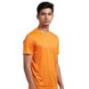 Rukzo Dry Fit T-Shirt for Gym, Fitness & Training - Tangy Orange