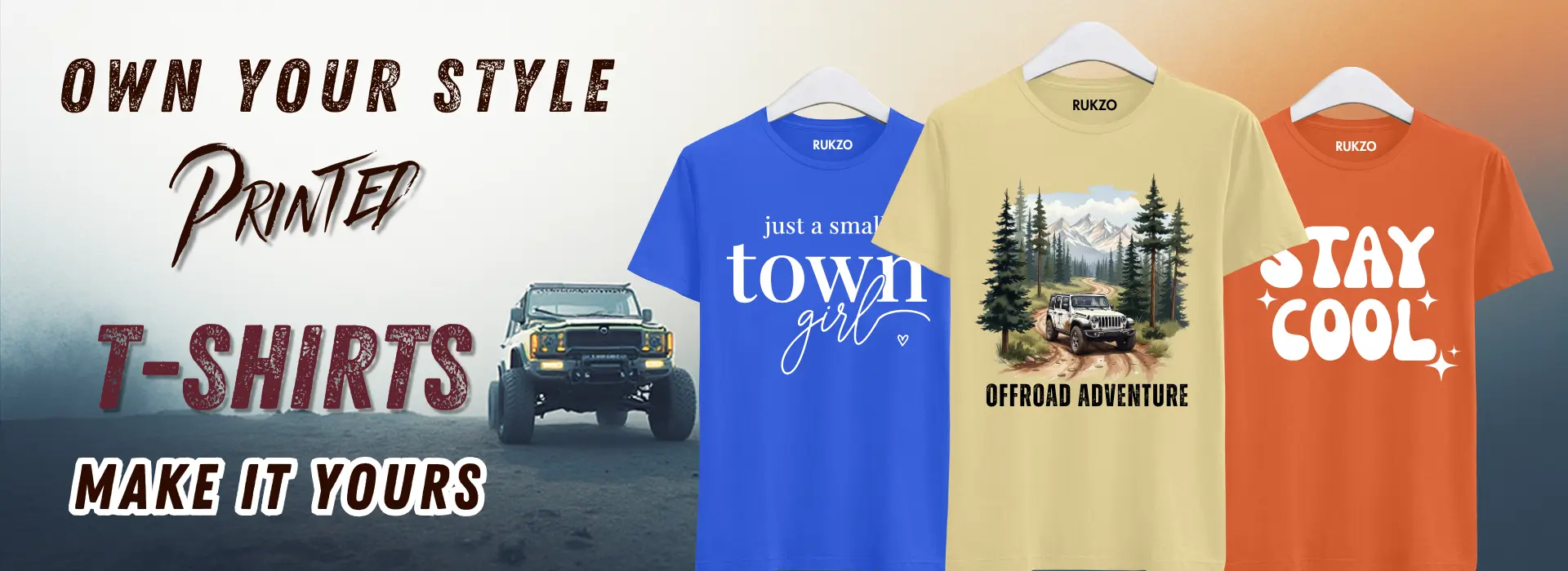 rukzo off road adventure graphic printed-tshirts