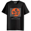 RUKZO Plants are My Soil Mates Graphic Printed Unisex T-Shirt for men and women in black