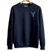 RUKZO Classic Unisex Sweatshirt Navy Blue Color