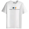 RUKZO Know Your Story Own Your Narrative Graphic Printed Unisex T-Shirt in white